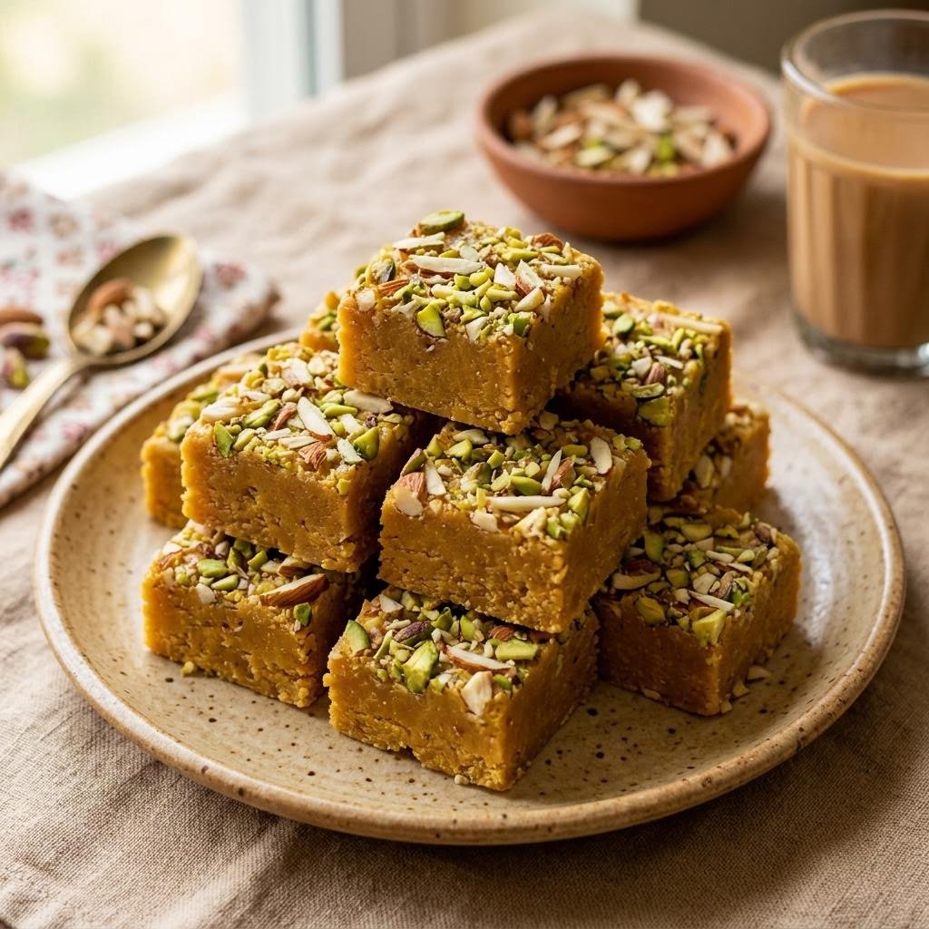 Besan barfi